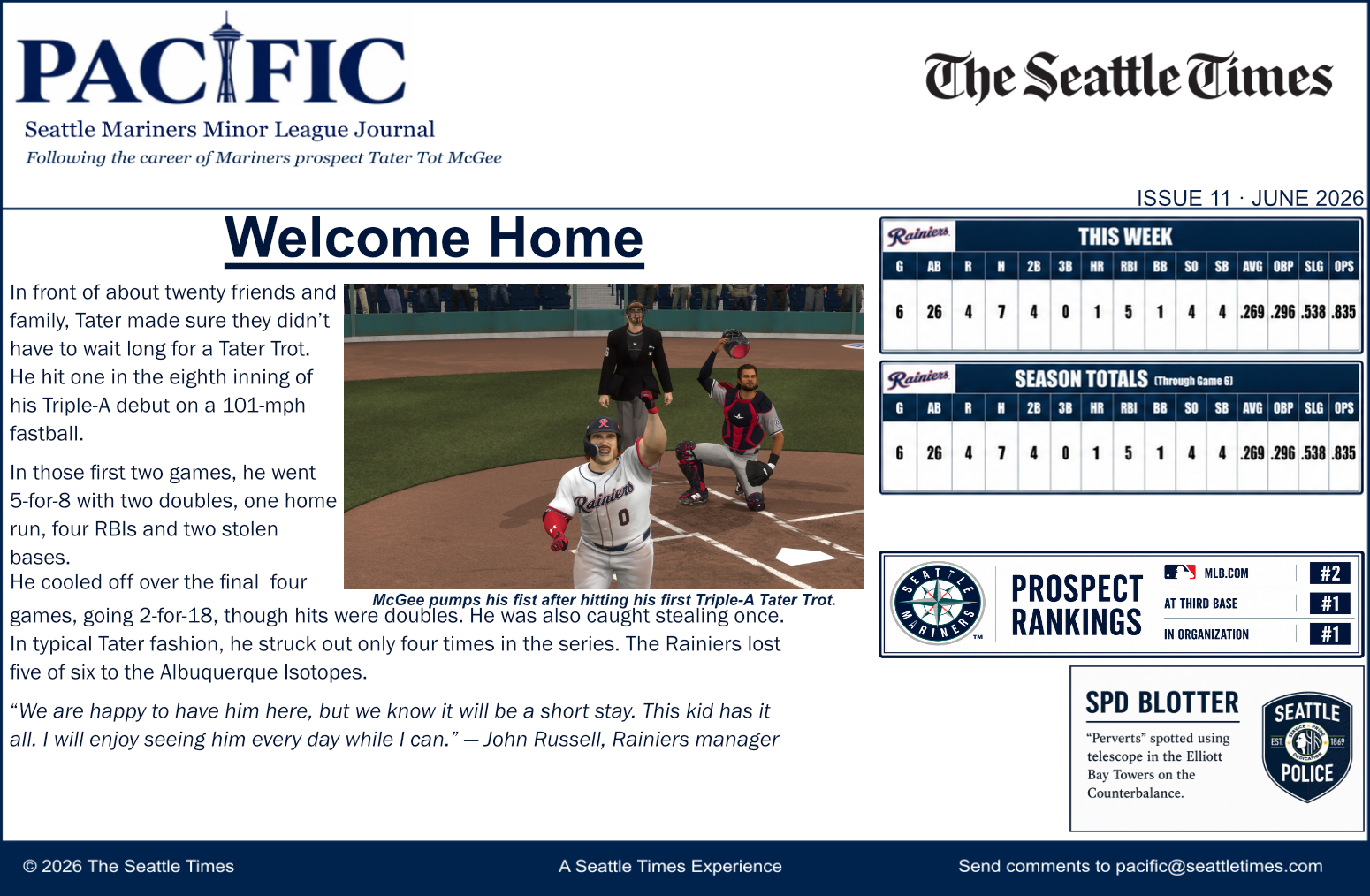 PACIFIC Issue 11 — Welcome Home