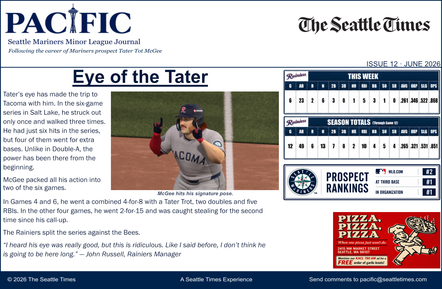 PACIFIC Issue 12 — Eye of the Tater