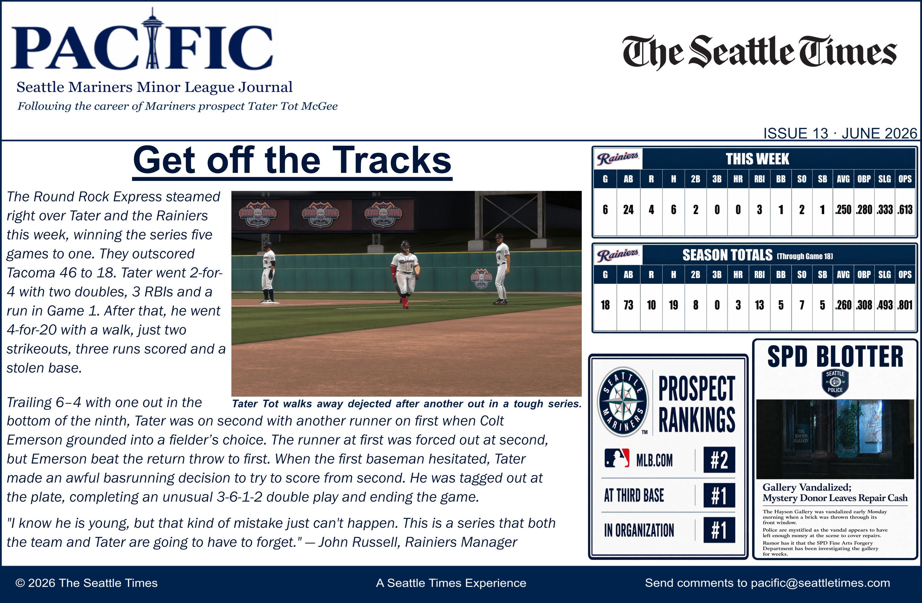 PACIFIC Issue 13 — Get off the Tracks