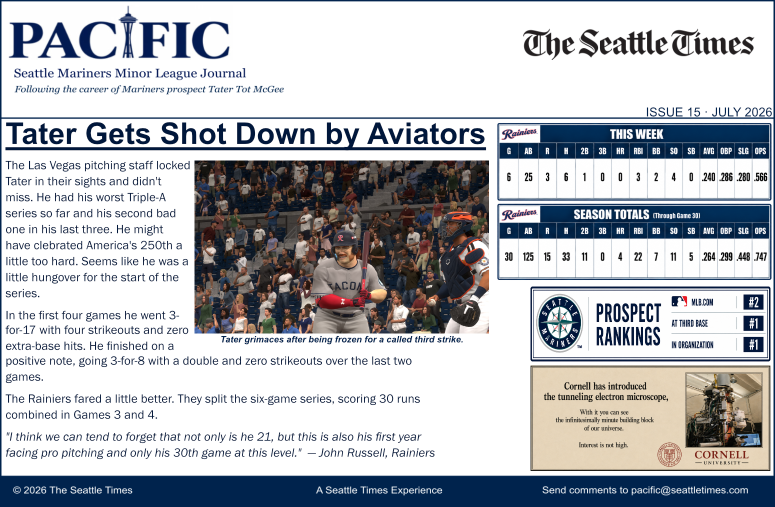 PACIFIC Issue 15 — Tater Gets Shot Down by Aviators