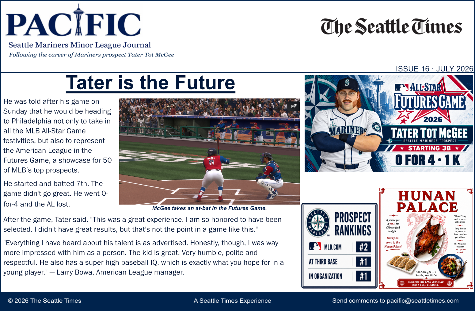 PACIFIC Issue 16 — Tater is the Future