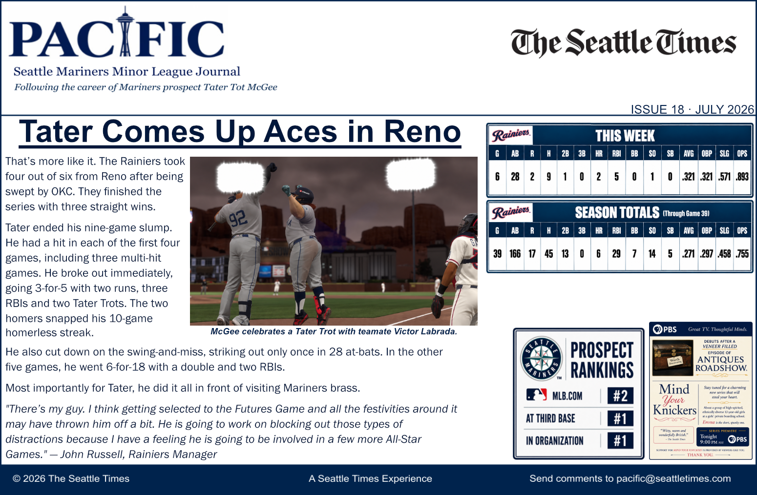 PACIFIC Issue 18 — Tater Comes Up Aces in Reno