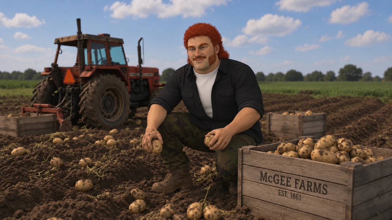 Tater on the McGee Farm