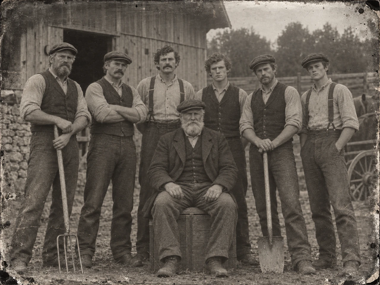 A Day on the Farm, Circa 1880